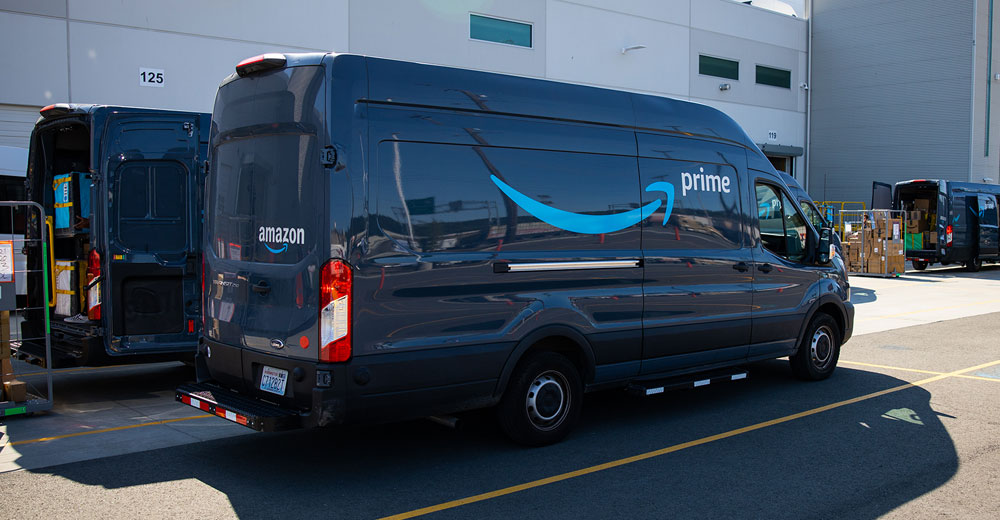 Amazon Prime delivery van